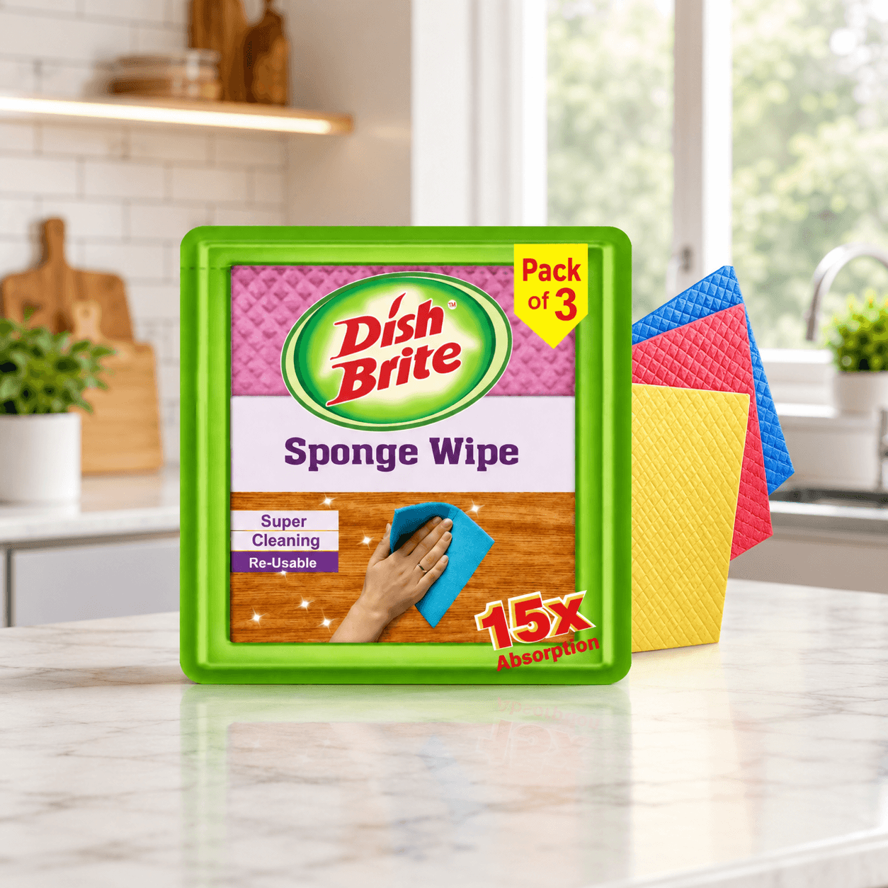 Dish Brite Sponge Wipes