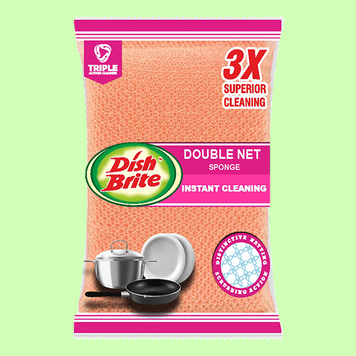 Double Net Sponge Scrub Pad